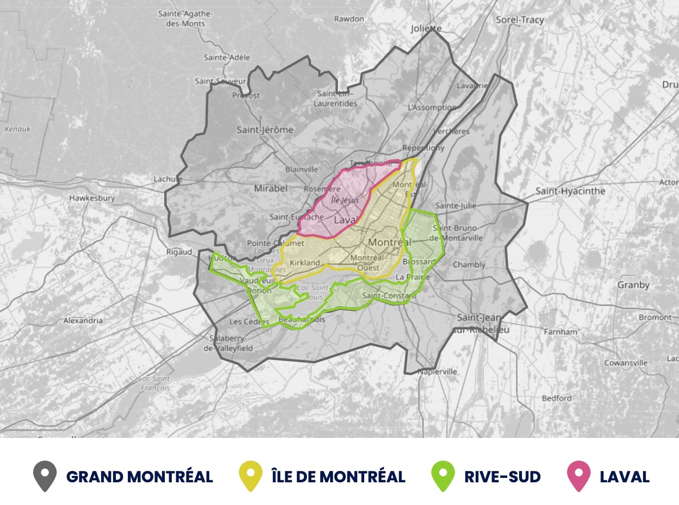 Service area map