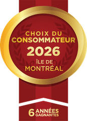 Consumer Choice Award 2026, Island of Montreal, 6 winning years